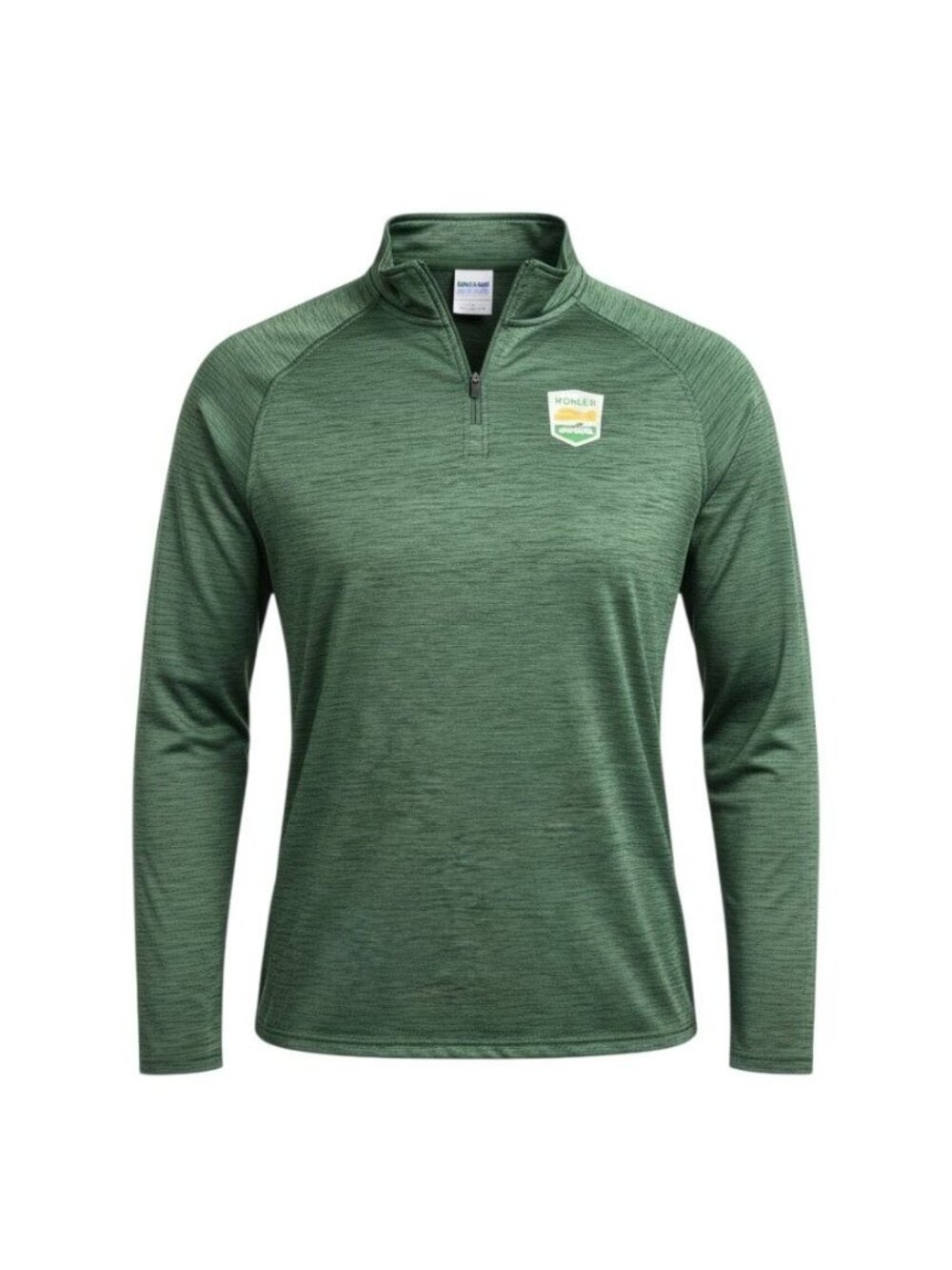 Daytona Green Quarter-Zip Pullover XL Mens Long Sleeve Shirt